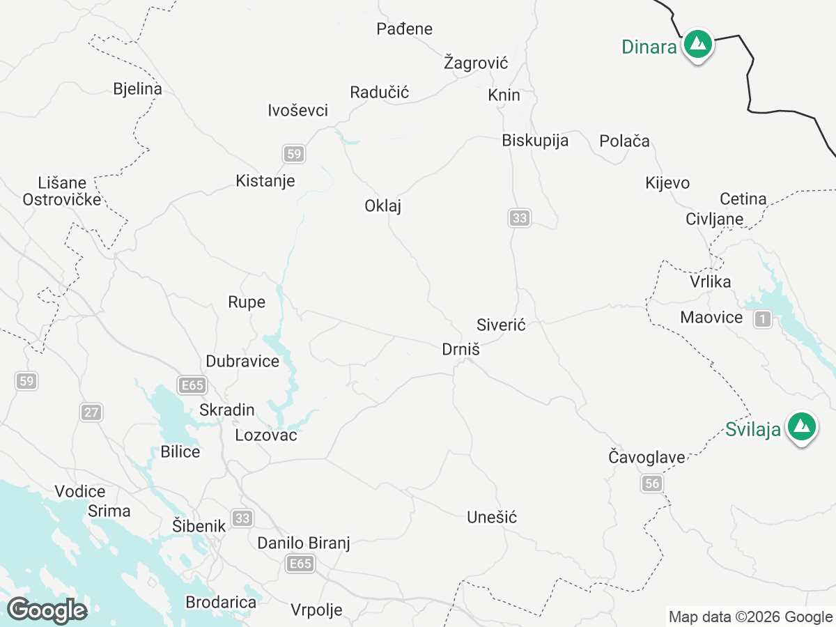 Posizione di Villa Anita Drniš
