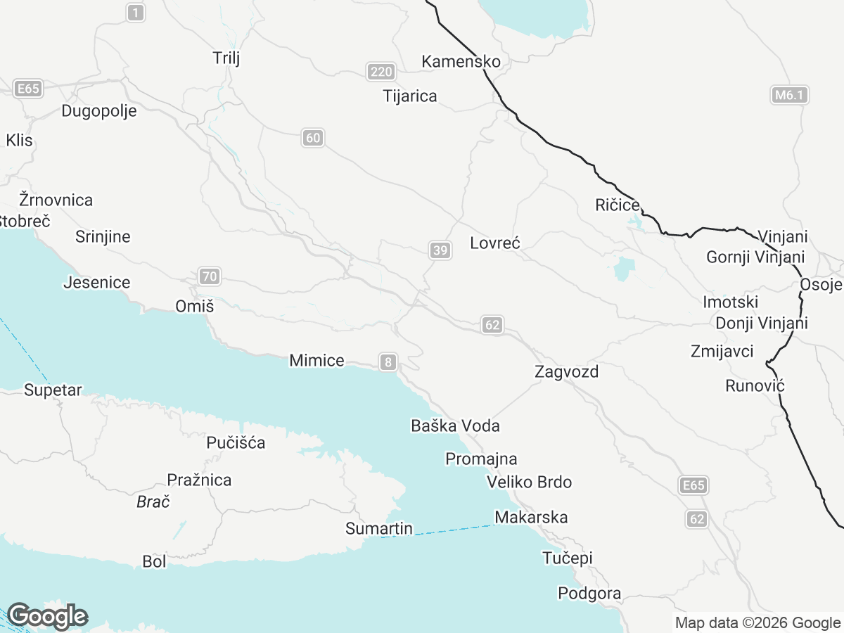 Posizione di Villa Bibin Dvor