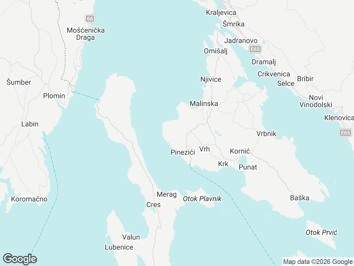 Location of Villa Eternity
