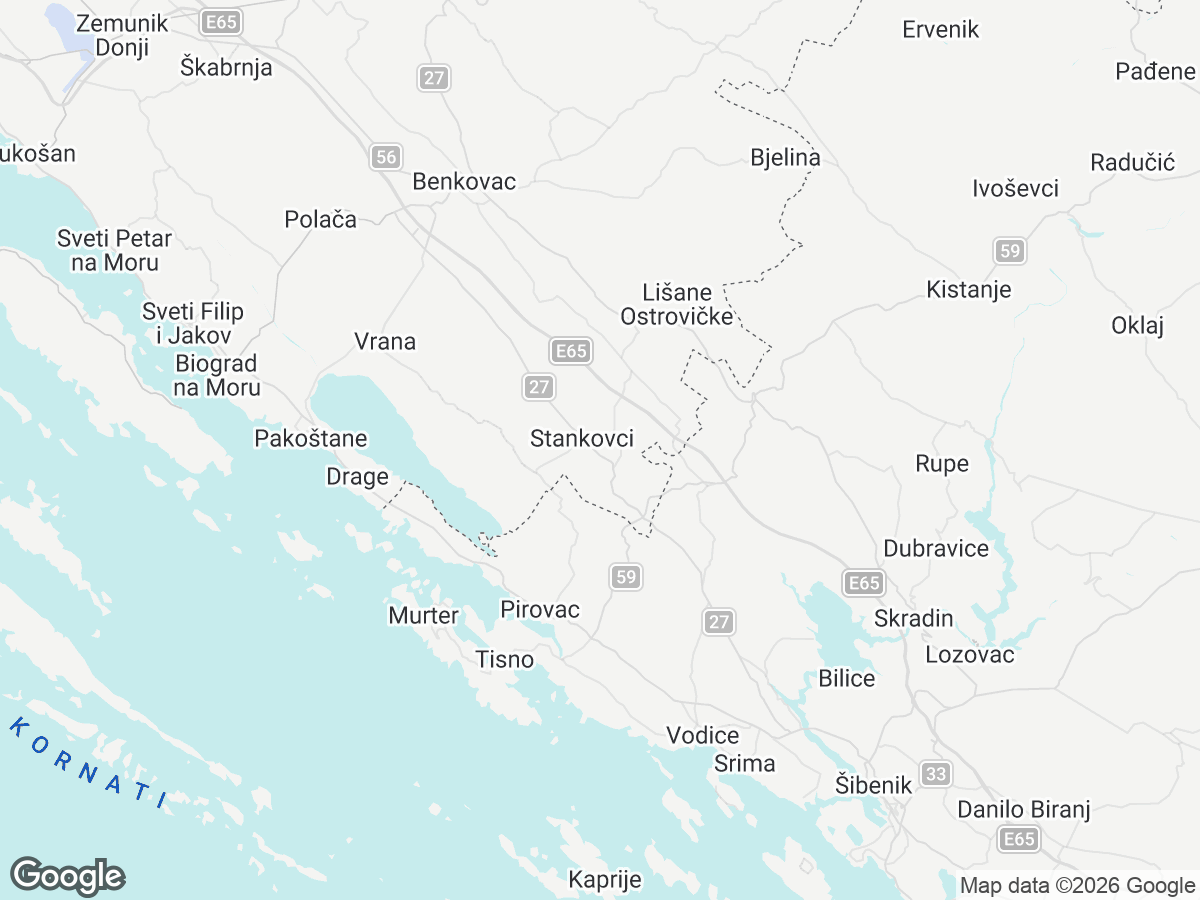 Locatie van Villa Bura