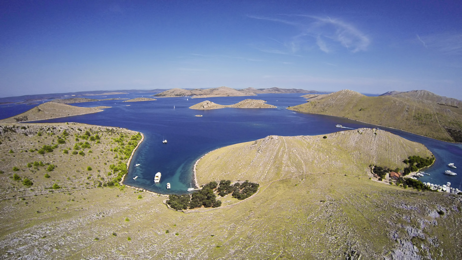 Bootsfahrt im Nationalpark Kornati