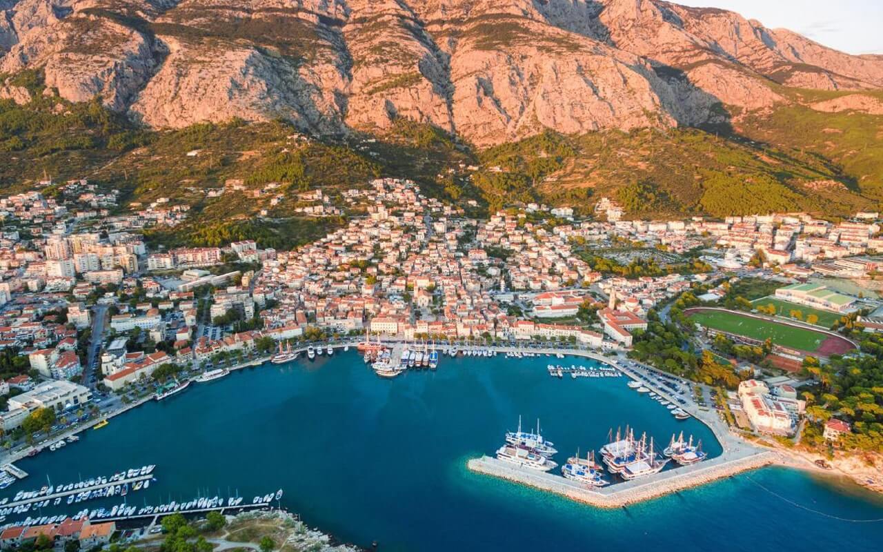 Makarska harbour