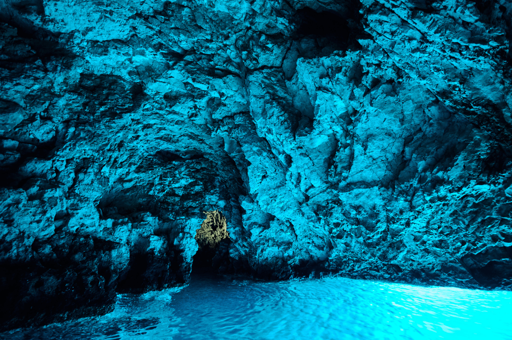 blue cave