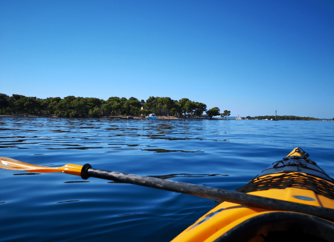 Kayak ride in Šibenik Croatia