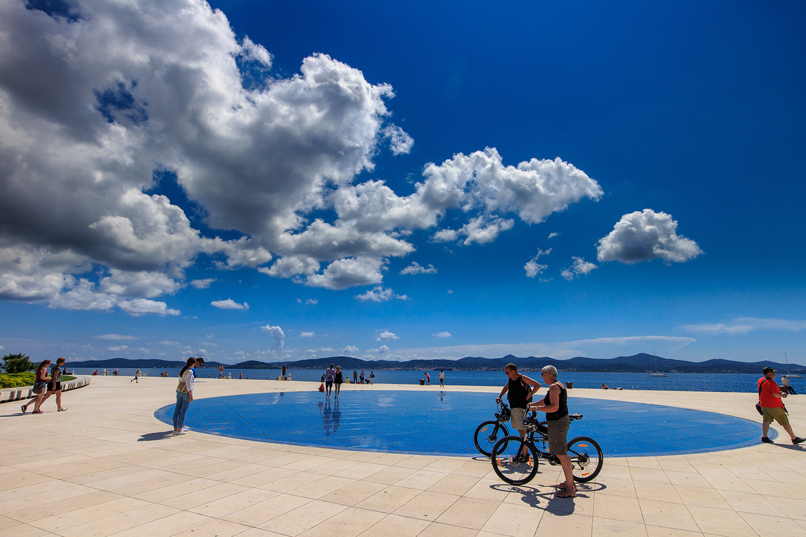 Greeting to the sun Zadar Croatia