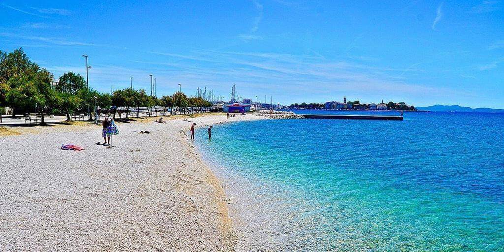 perfekter Strand Uskok