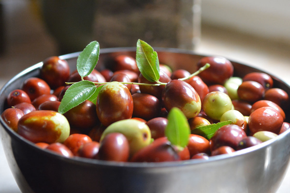 bowl of jujubes