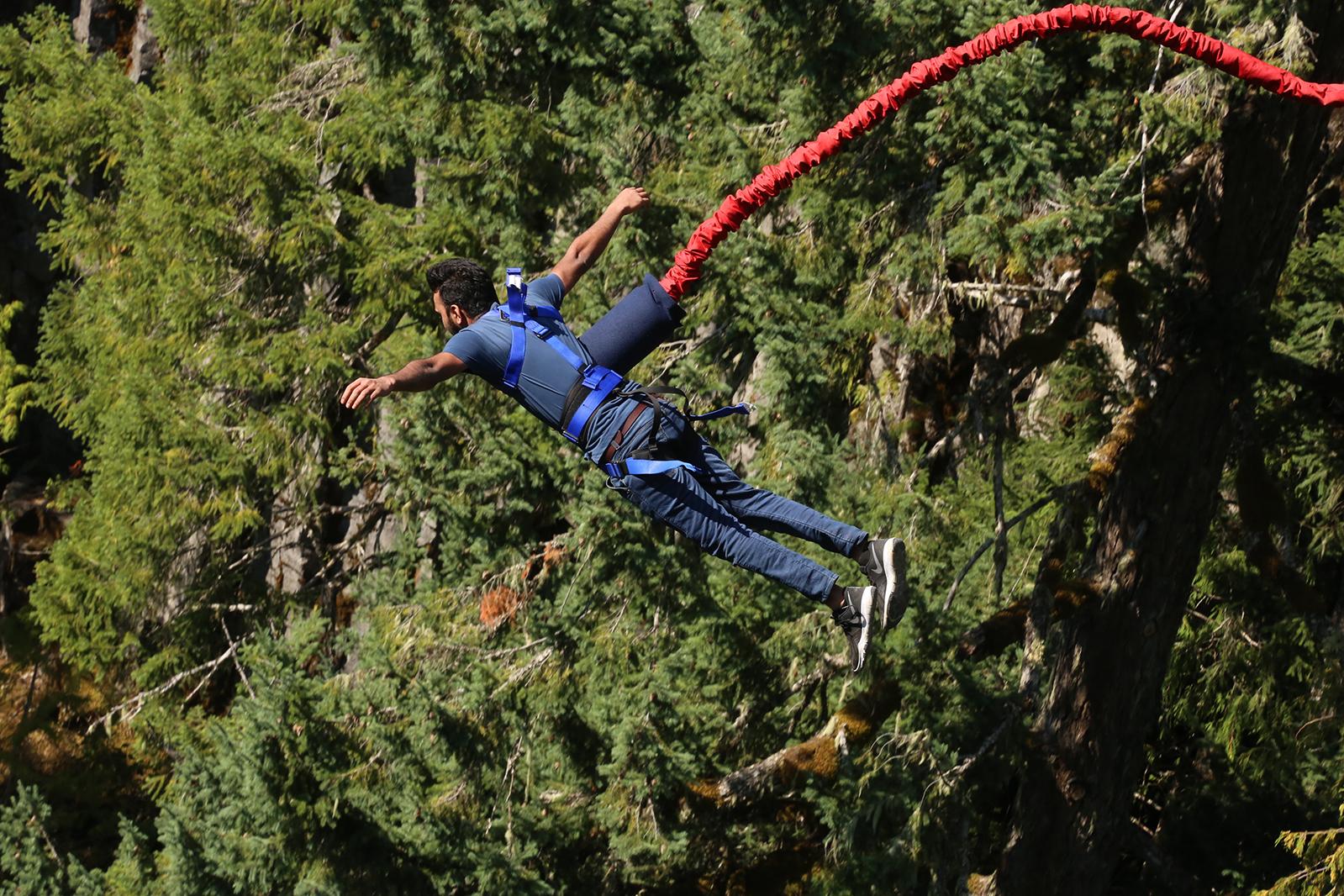 Bungee jumping in Croatia