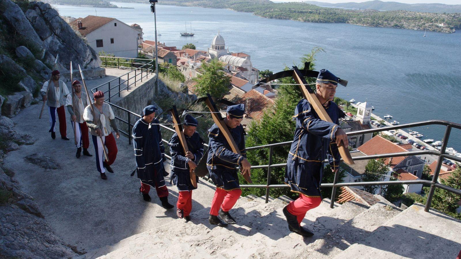 Medieval Fair in Šibenik Croatia: Travelling back in famous historical times of the city