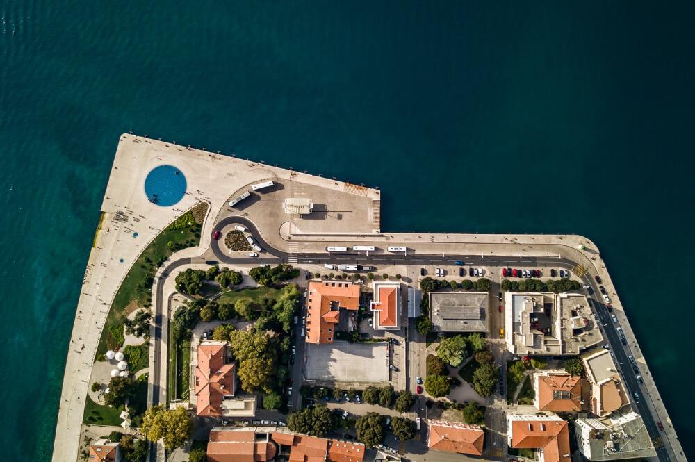 The sea organ in Zadar