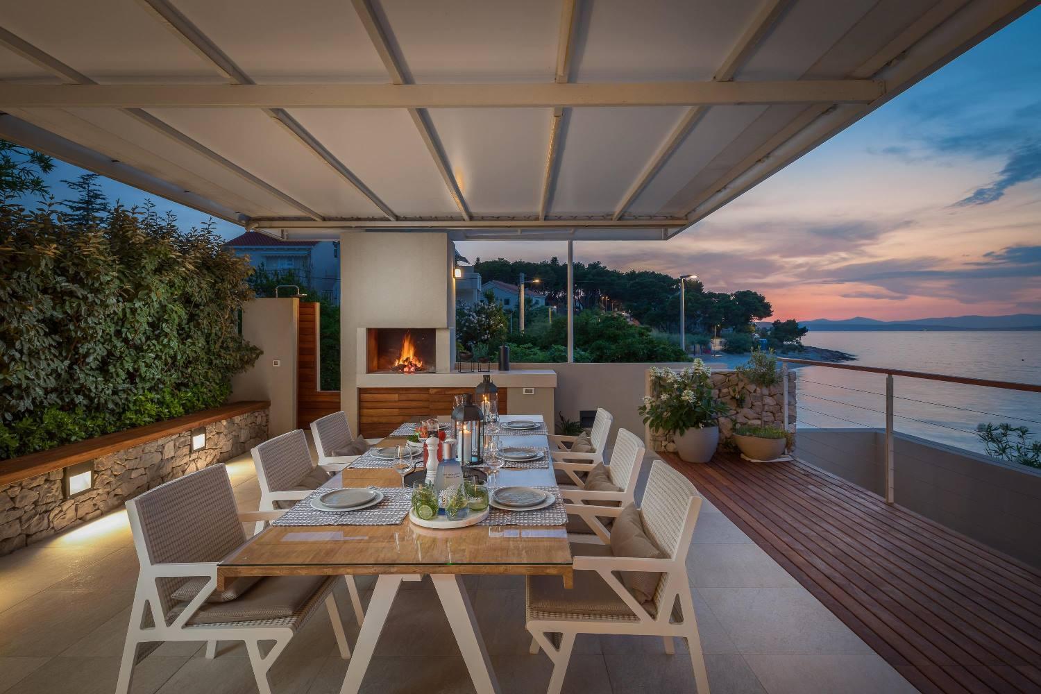 Beachfront luxury villa Happiness on Island Brač