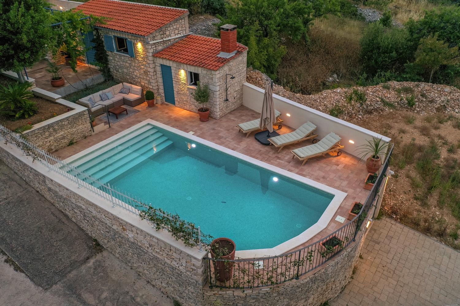 Villa Cicibella on Brač Island