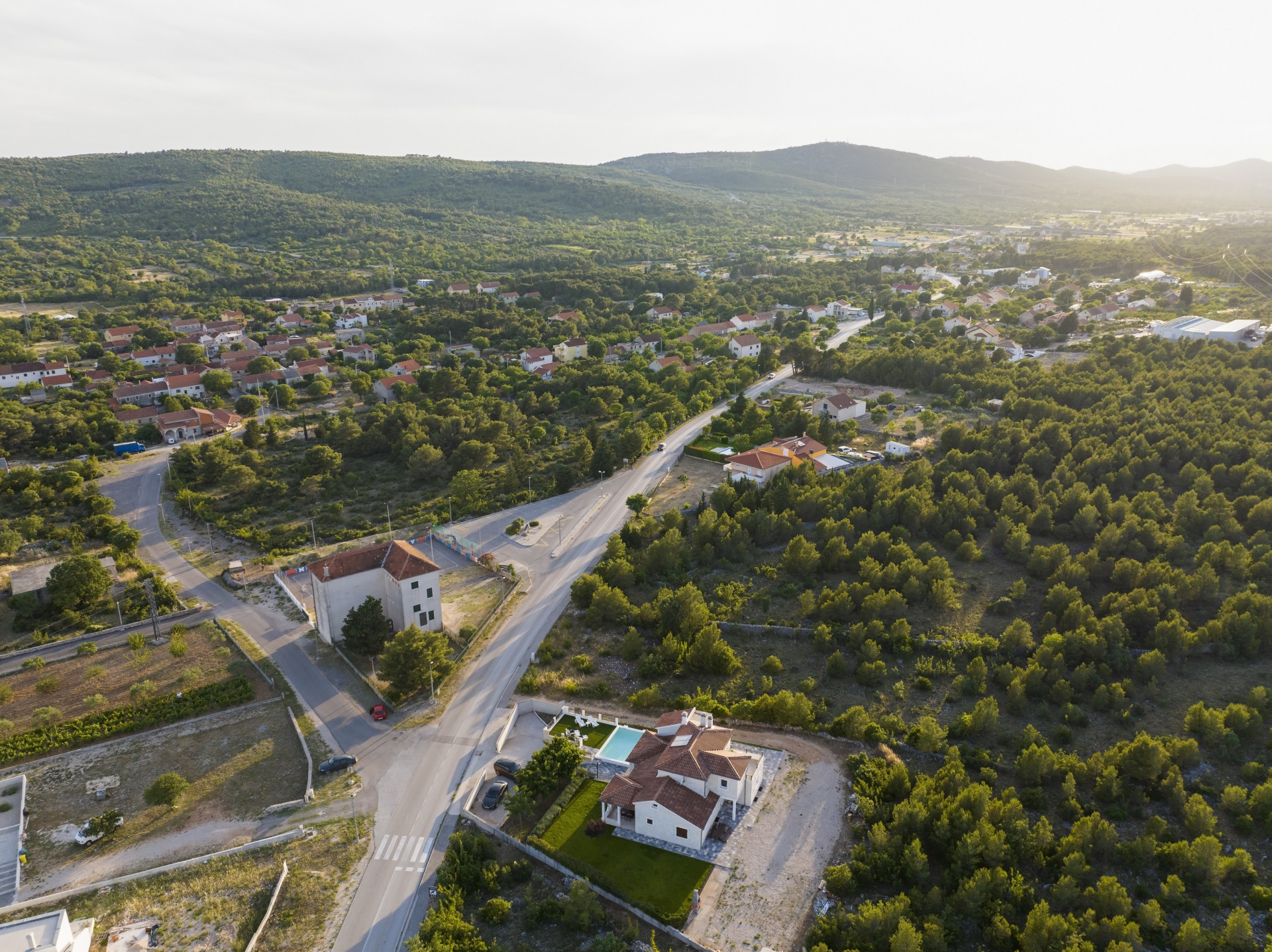 Villa Whitestone near Šibenik