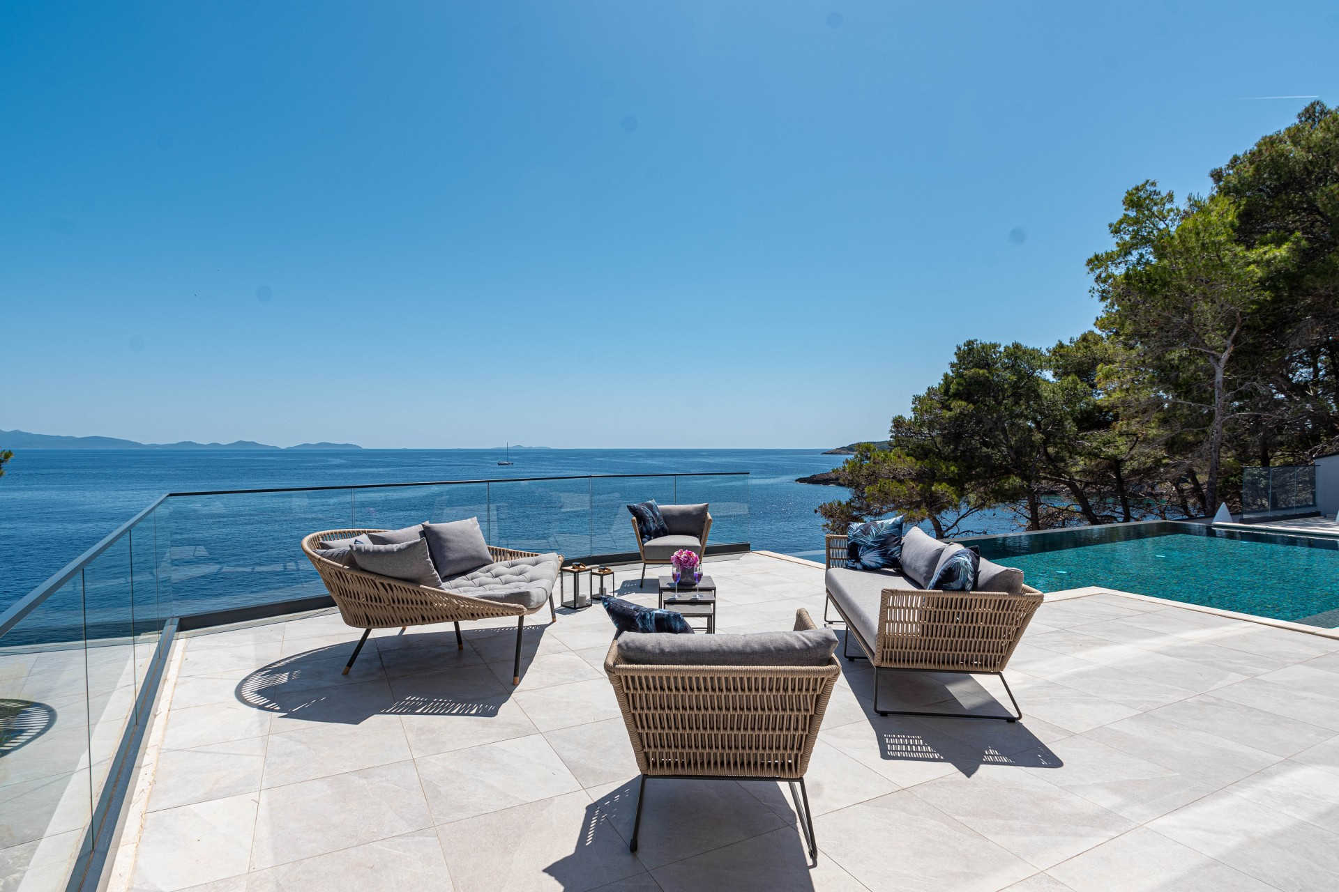 Beachfront Villa Sansarea on Korčula Island