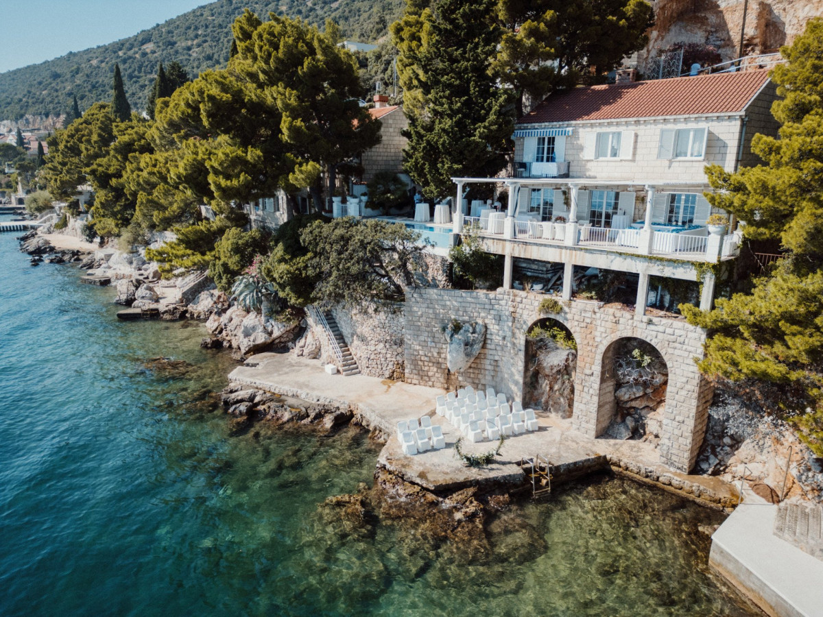 Top romantiske villaer til et bryllup i Kroatien