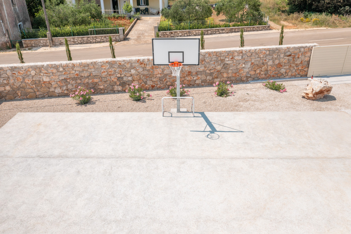 Private Basketball Court at Luxury Villa Utopia